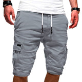 2021 Men's Shorts Cargo Shorts Summer Bermudas Male Flap Pockets Jogger Shorts Casual Working Army Tactical Soft Comfort aidase-shop