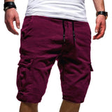 2021 Men's Shorts Cargo Shorts Summer Bermudas Male Flap Pockets Jogger Shorts Casual Working Army Tactical Soft Comfort aidase-shop