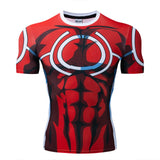 New Nightwing Short Sleeve Compression Shirts Thanos 3D Printed T shirts Men 2018 Summer NEW Crossfit Top For Male Fitness Cloth aidase-shop