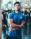 Aidase 2022 Summer Gym Shirt Sport T Shirt Men Quick Drying Running Shirt Men Workout Training Tees Fitness Tops Rashgard T-shirt aidase-shop