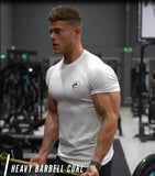 Aidase 2022 Summer Gym Shirt Sport T Shirt Men Quick Drying Running Shirt Men Workout Training Tees Fitness Tops Rashgard T-shirt aidase-shop