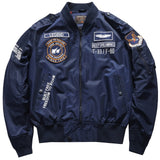 Aidase Hip hop Jacket Men High quality Thick Army Navy White Military motorcycle Ma-1 aviator Pilot Men Bomber Jacket Men aidase-shop