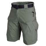 Men Classic Tactical Shorts Upgraded Waterproof Quick Dry Multi-pocket Short Pants Outdoor Hunting Fishing Military Cargo Shorts aidase-shop
