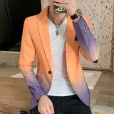 Aidase 2022 new style Premium color scheme for men slim fit business plaid Blazers/Male fashion Leisure suit coat plaid Jackets S-3XL aidase-shop