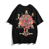Cotton Cool Oversized T Shirt Gothic High Street Hip Hop T-shirt Men Women Summer Blouse Casual Loose Devil Tshirt Streetwear aidase-shop