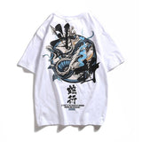 Cotton Cool Oversized T Shirt Gothic High Street Hip Hop T-shirt Men Women Summer Blouse Casual Loose Devil Tshirt Streetwear aidase-shop