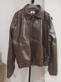 Aidase Men's Clothing Autumn New Oversize Coat Korean Trend Loose Casual PU Leather Jacket Coat Male Zipper Lapel Clothes 9Y4382 aidase-shop
