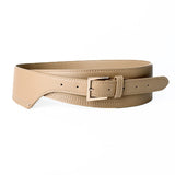 Luxury ladies wide belt elastic vintage buckle leather wide fashion wild pin buckle women's belt waist seal belt x208 aidase-shop