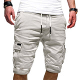 2021 Men's Shorts Cargo Shorts Summer Bermudas Male Flap Pockets Jogger Shorts Casual Working Army Tactical Soft Comfort aidase-shop