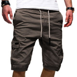 2021 Men's Shorts Cargo Shorts Summer Bermudas Male Flap Pockets Jogger Shorts Casual Working Army Tactical Soft Comfort aidase-shop