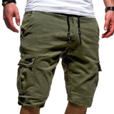2021 Men's Shorts Cargo Shorts Summer Bermudas Male Flap Pockets Jogger Shorts Casual Working Army Tactical Soft Comfort aidase-shop