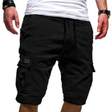 2021 Men's Shorts Cargo Shorts Summer Bermudas Male Flap Pockets Jogger Shorts Casual Working Army Tactical Soft Comfort aidase-shop