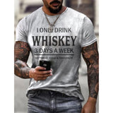 2022 New Men's Casual Round Neck Short Sleeve Harajuku High Street Printed Long Hedging Men's T-shirt Top aidase-shop