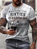 2022 New Men's Casual Round Neck Short Sleeve Harajuku High Street Printed Long Hedging Men's T-shirt Top aidase-shop