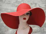 7.1''/18cm Foldable Oversized Huge Wide Brim Sun Beach Hats Straw Summer Wedding Womens Ladies Floppy Party Dressy aidase-shop
