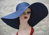 7.1''/18cm Foldable Oversized Huge Wide Brim Sun Beach Hats Straw Summer Wedding Womens Ladies Floppy Party Dressy aidase-shop
