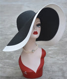 7.1''/18cm Foldable Oversized Huge Wide Brim Sun Beach Hats Straw Summer Wedding Womens Ladies Floppy Party Dressy aidase-shop