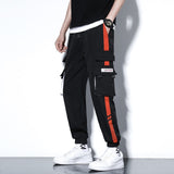 2021 Oversized Men Cargo Pants Streetwear Black Mens Jogging Sweatpants Casual Elastic Waist Harem Pants Male Large Size 5XL aidase-shop