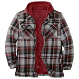 Aidase Autumn Winter Men's Jacket Thick Classic Plaid Print European American Outerwear High Quality Warm Loose Hooded Jacket Man aidase-shop