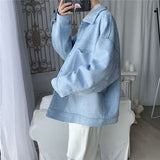 Aidase  Men's Solid Oversized Suede Jackets Korean Style Men Casual Loose Coats 2021 Autumn New Men's Fashion Outerwear aidase-shop