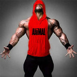 New Fashion Tank Top Men Fitness Shirt Bodybuilding Singlet Workout Vest Men Cotton Sleeveless Shirts Gym Hoodies aidase-shop