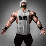 New Fashion Tank Top Men Fitness Shirt Bodybuilding Singlet Workout Vest Men Cotton Sleeveless Shirts Gym Hoodies aidase-shop