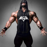 New Fashion Tank Top Men Fitness Shirt Bodybuilding Singlet Workout Vest Men Cotton Sleeveless Shirts Gym Hoodies aidase-shop