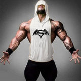 New Fashion Tank Top Men Fitness Shirt Bodybuilding Singlet Workout Vest Men Cotton Sleeveless Shirts Gym Hoodies aidase-shop