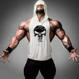 New Fashion Tank Top Men Fitness Shirt Bodybuilding Singlet Workout Vest Men Cotton Sleeveless Shirts Gym Hoodies aidase-shop