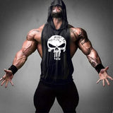 New Fashion Tank Top Men Fitness Shirt Bodybuilding Singlet Workout Vest Men Cotton Sleeveless Shirts Gym Hoodies aidase-shop