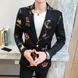 Men Blazer 2021 Spring New Colorblock Plaid Blazer Men Slim Casual Man Blazers Wedding Business Party Clothing Dress Men Coats aidase-shop