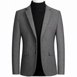 Aidase New Blazer Men Jakcet Fashion Men's Suits Wool Suit Jackets Slim Woolen Coats Men's Business Casual Coat aidase-shop