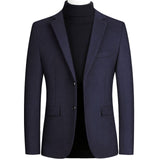 Aidase New Blazer Men Jakcet Fashion Men's Suits Wool Suit Jackets Slim Woolen Coats Men's Business Casual Coat aidase-shop