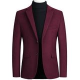 Aidase New Blazer Men Jakcet Fashion Men's Suits Wool Suit Jackets Slim Woolen Coats Men's Business Casual Coat aidase-shop