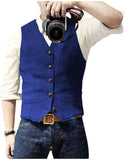 Aidase Men's Casual Suit Vest Steampunk Style Wedding Best Man Waistcoat aidase-shop