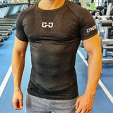 Long Sleeve T-shirt Men Running Sport Cotton Shirt Gym Fitness Training Shirt Male Bodybuilding Tee Tops aidase-shop