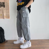 Aidase Mens Korean Fashion Hip Hop Cargo Pants Cool Street Boy Free Styles Basketball Skateboarding Sports Casual Wear Spring Fall aidase-shop