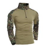 Combat Shirt Men Long Sleeve Military Style Tactical T-shirts US Army Camouflage Multicam Airsoft Special SWAT t shirts for Man aidase-shop