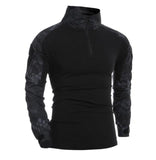 Combat Shirt Men Long Sleeve Military Style Tactical T-shirts US Army Camouflage Multicam Airsoft Special SWAT t shirts for Man aidase-shop