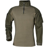Combat Shirt Men Long Sleeve Military Style Tactical T-shirts US Army Camouflage Multicam Airsoft Special SWAT t shirts for Man aidase-shop