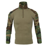 Combat Shirt Men Long Sleeve Military Style Tactical T-shirts US Army Camouflage Multicam Airsoft Special SWAT t shirts for Man aidase-shop