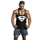 Skull Bodybuilding Stringer Tank Tops men Stringer Shirt Fitness Tank Top Men Gym sleeveless hoodies Cotton Vest Free shipping aidase-shop